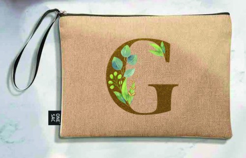 Tote bag letter g - wedding gifts